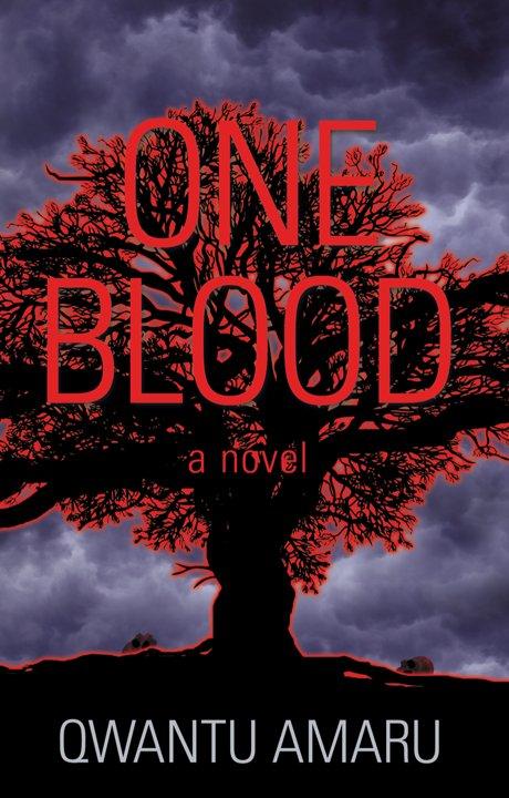 Book cover of One Blood by Omar L. Harris, a novel exploring identity, family, and heritage across continents